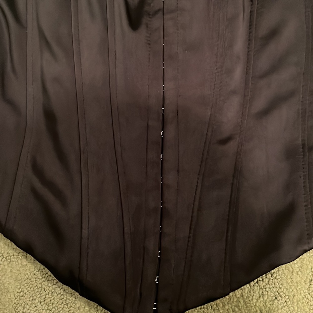 Zara Black Strapless Corset Top - Picture 4 of 5